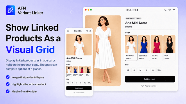 AFN Variant Linker visual grid showcase