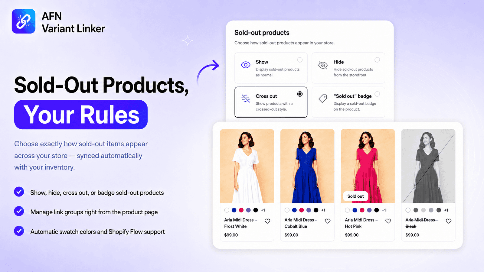 AFN Variant Linker - Choose how sold-out products appear
